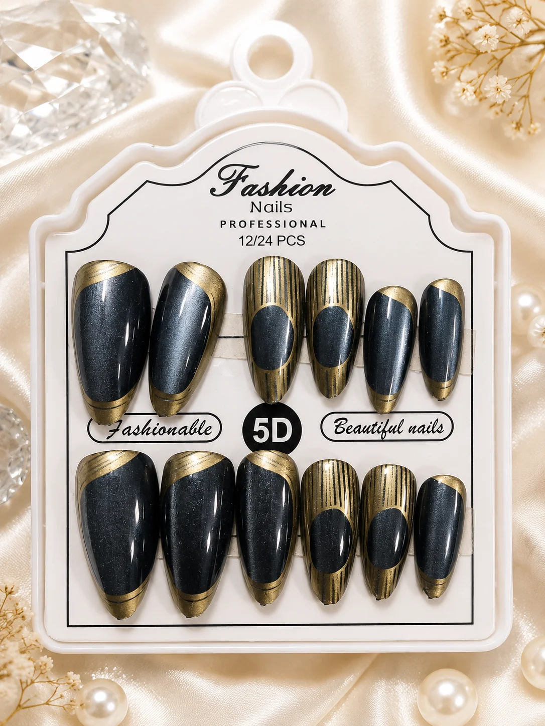 Premium Press-On Nail Set | Glossy Artificial False Nails
