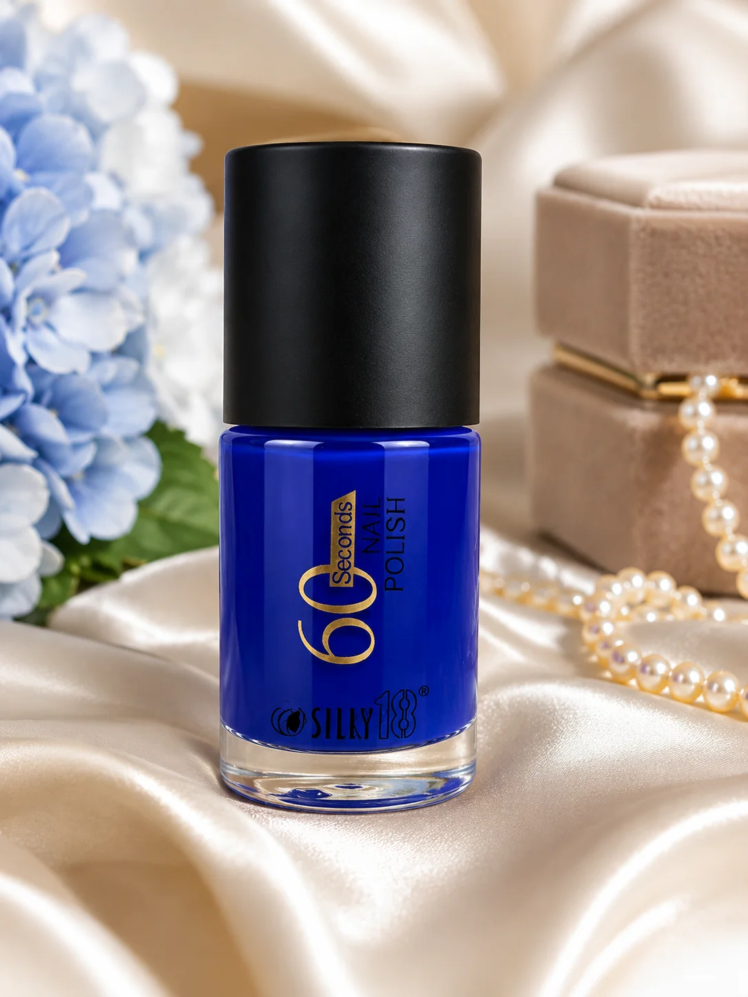 SILKY18 60 Seconds Nail Polish – Royal Blue Quick Dry Nail Color
