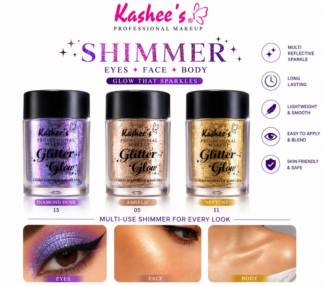 Kashee’s Glitter Glow Shimmer Collection