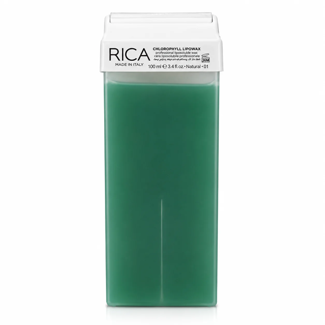 RICA Chlorophyll Lipowax Roll-On Wax Cartridge – 100ml