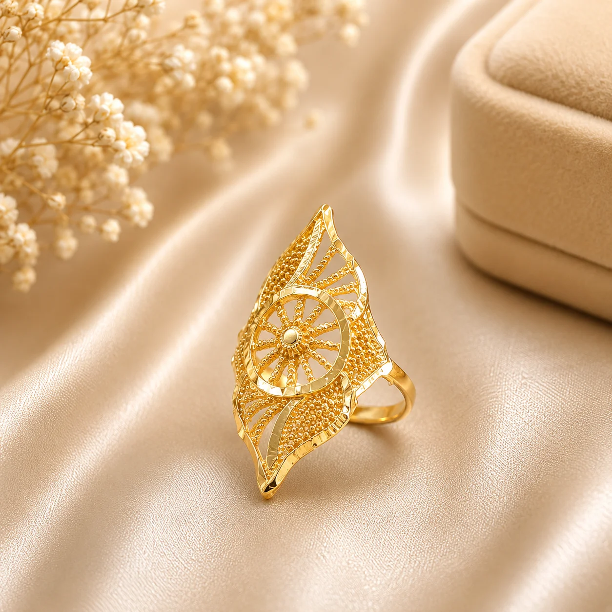 Premium Gold Plated Fancy Rings Set for Women