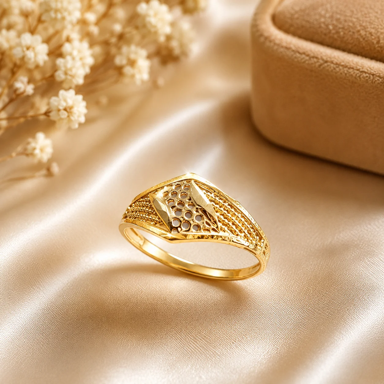 Premium Gold Plated Fancy Rings Set for Women