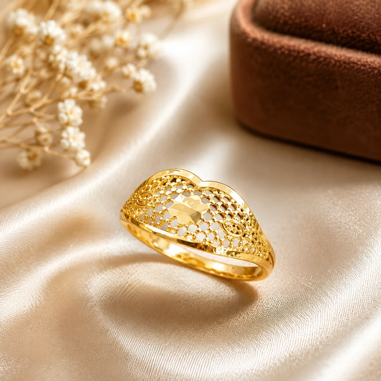Premium Gold Plated Fancy Rings Set for Women