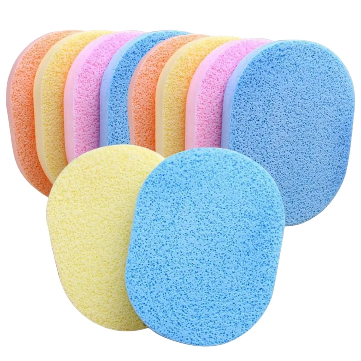 Reusable Cellulose Facial Cleansing Sponges - 2-Piece Pack