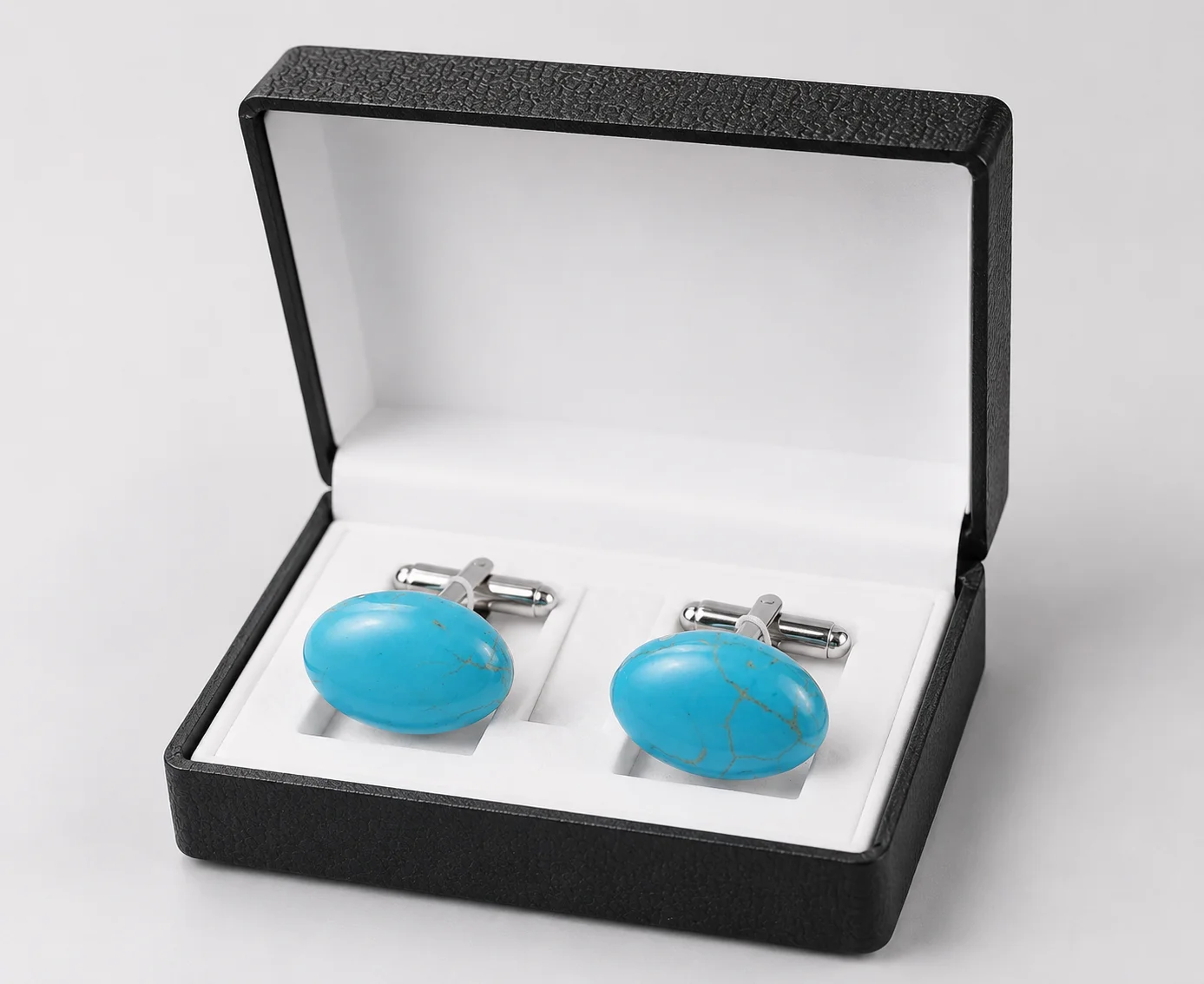 SmartCare Premium Cufflink Collection – Multi Color Stone Set