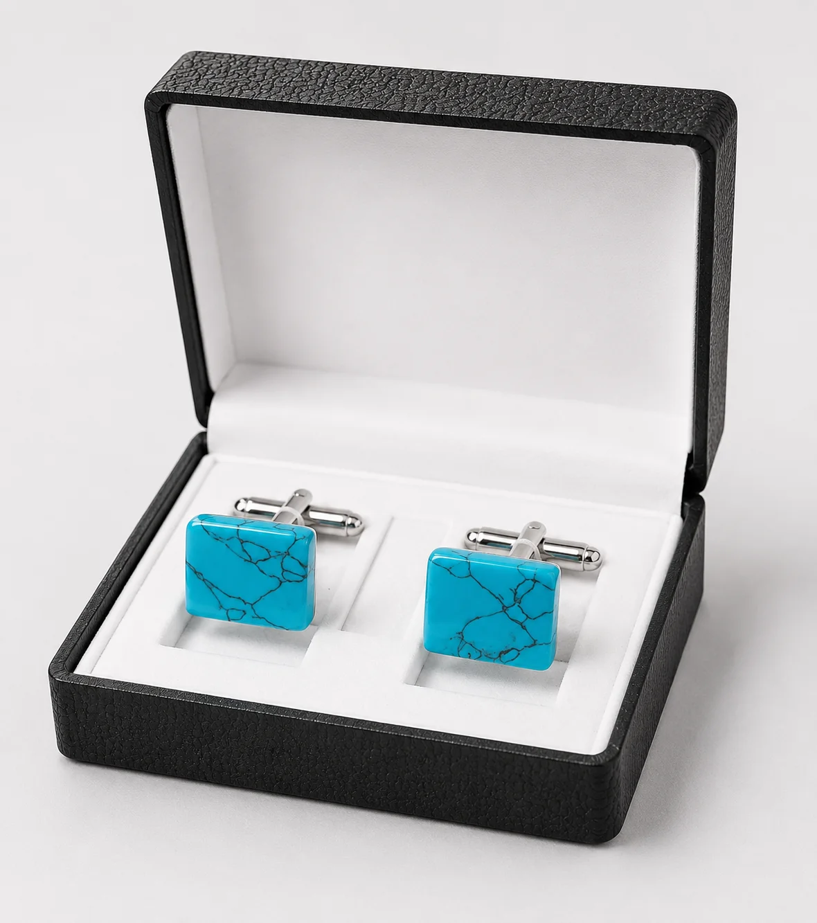 SmartCare Premium Cufflink Collection – Multi Color Stone Set