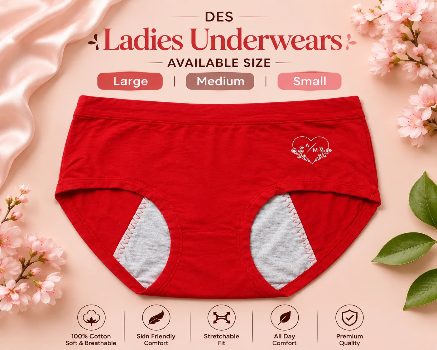 Ladies Cotton Underwear – Soft & Comfortable