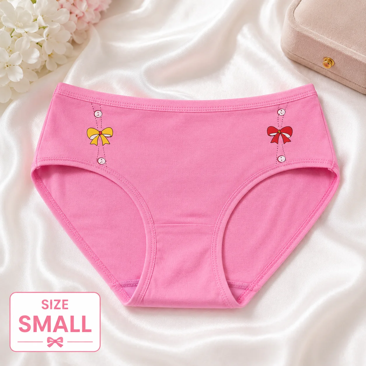 Women's Soft Cotton Panty – Pink | Small Size