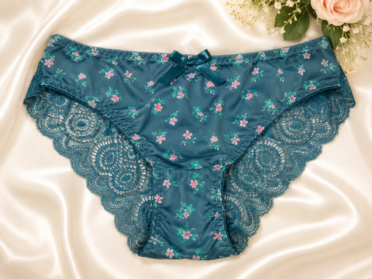 Floral Lace Panty for Women – Soft, Breathable & Comfortable | Free Size