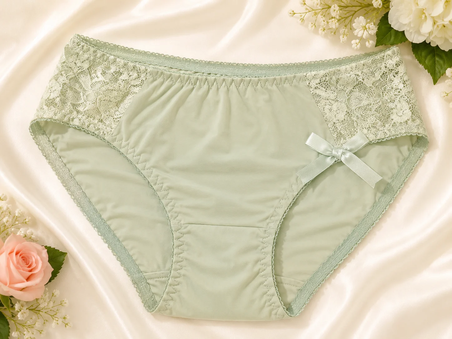 Women's Soft Lace Panty – Elegant Comfort Brief
