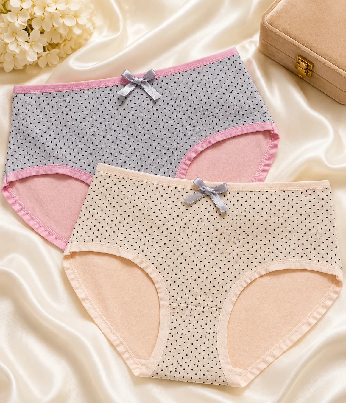Women's Soft Cotton Panty (2 Colors) | Breathable Everyday Comfort | Premium Ladies Underwear