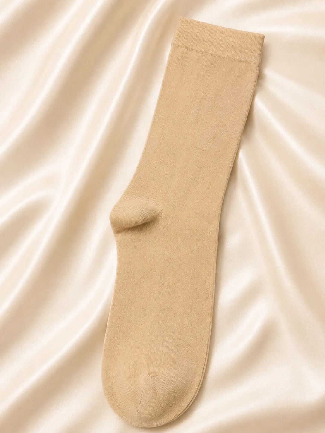 Women's Skin Color Crew Socks – Soft Everyday Comfort Socks