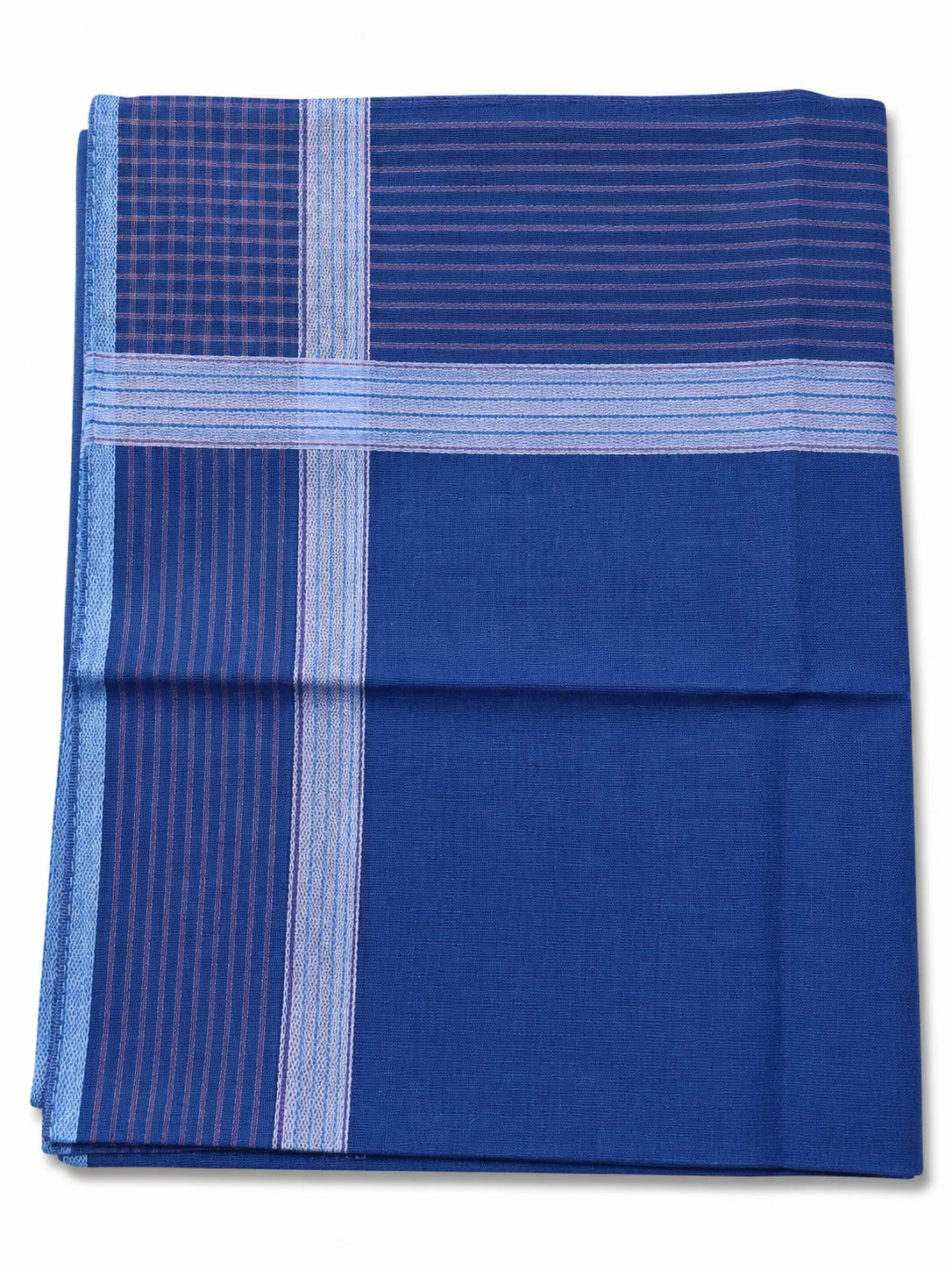 Premium Men's Cotton Checkered Handkerchief Set