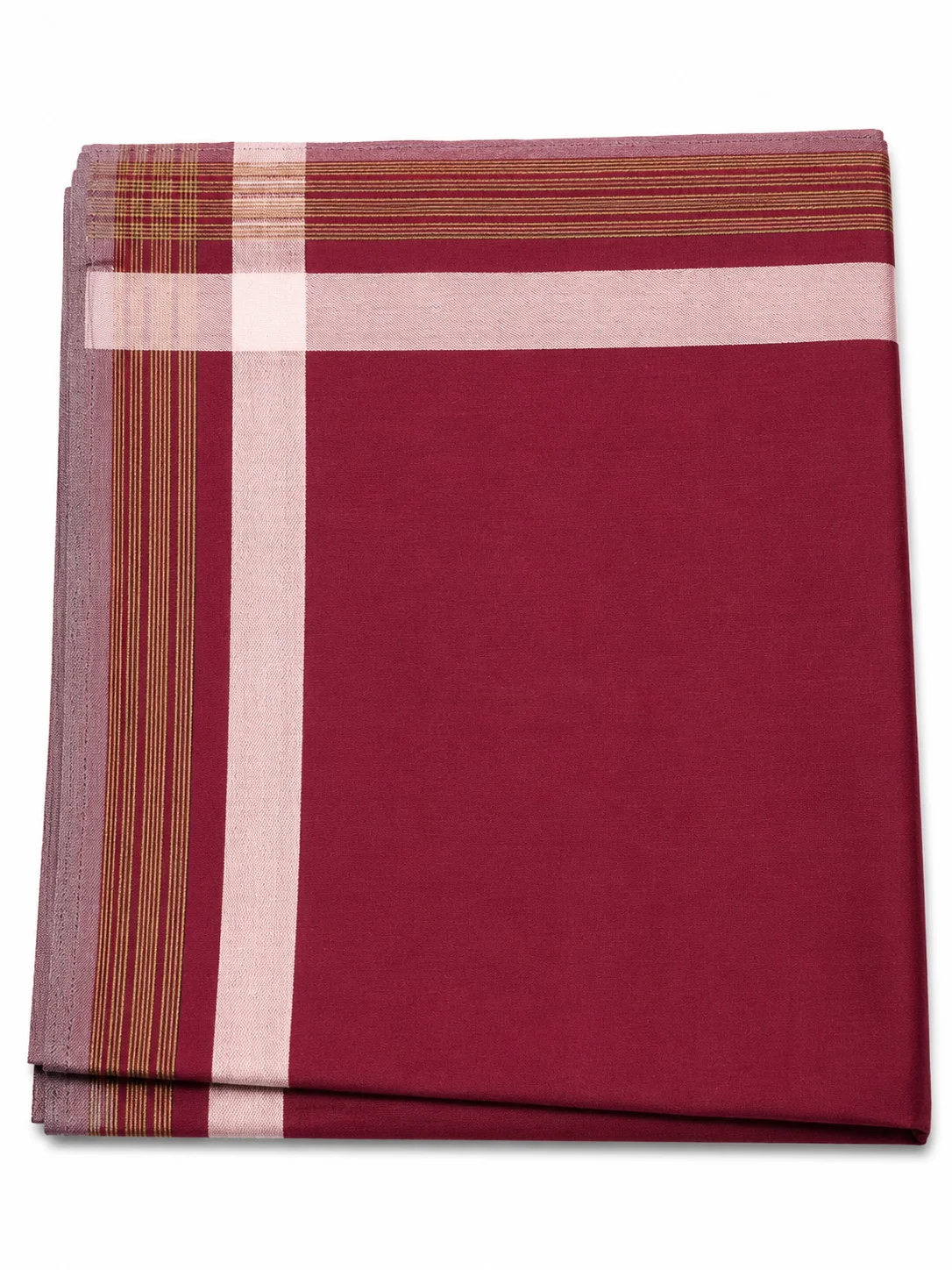 Premium Men's Cotton Checkered Handkerchief Set
