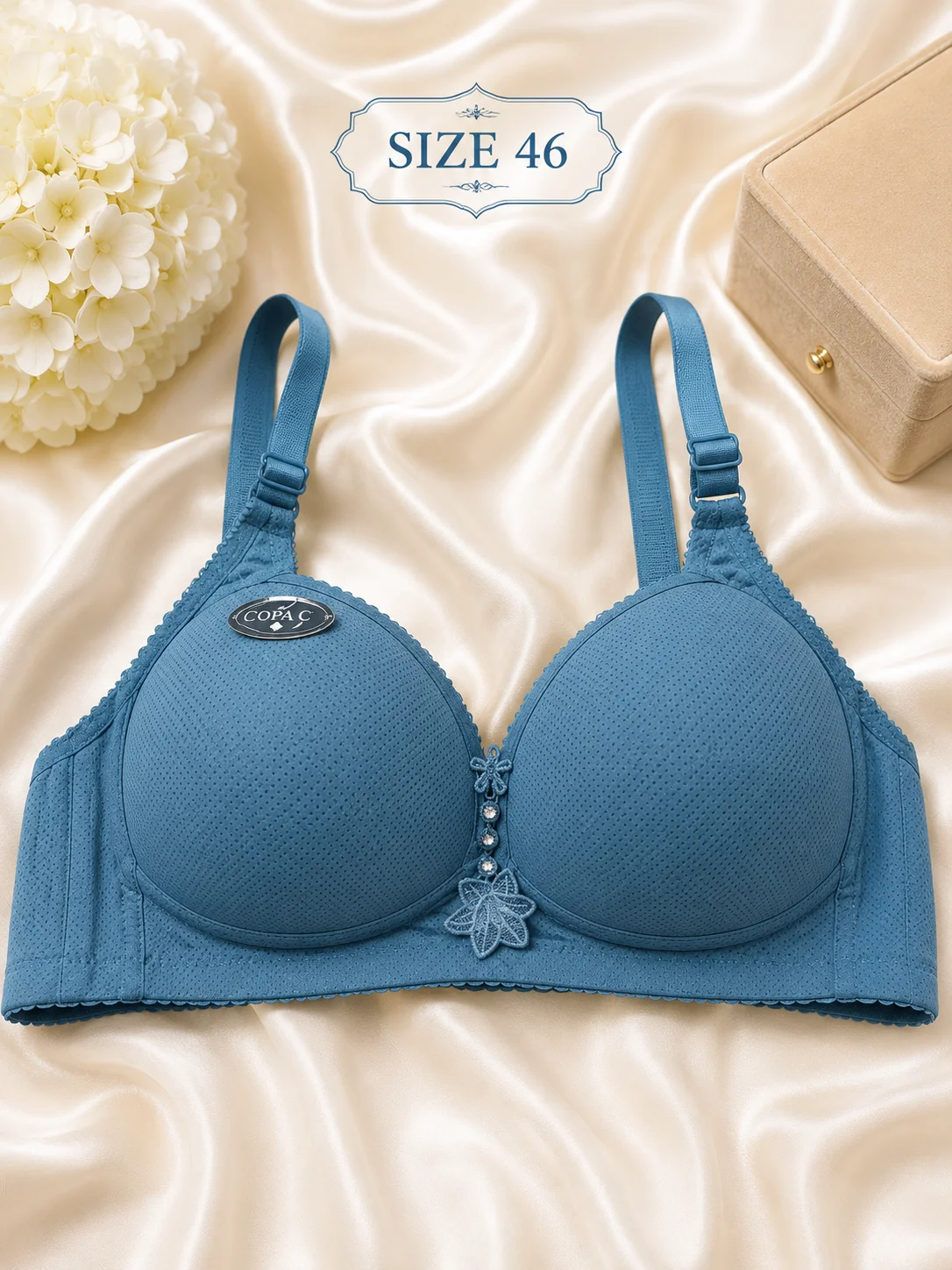 Premium Seamless Padded Bra – 4 Color Collection | Soft Comfort & Everyday Support.