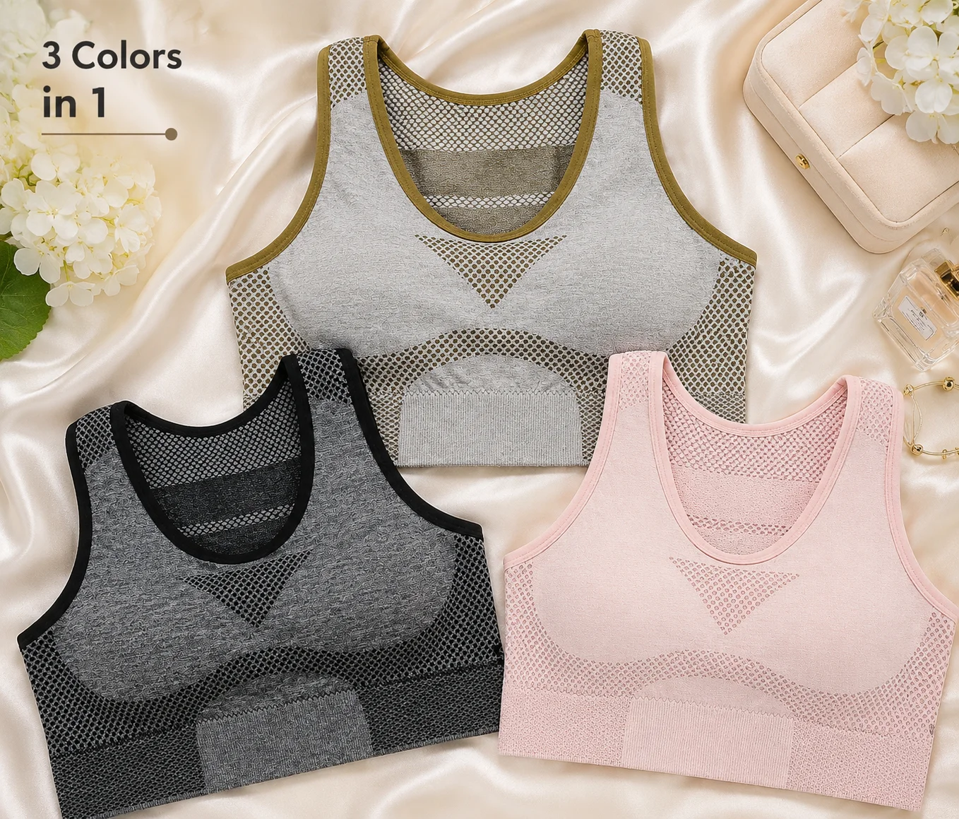 Seamless Padded Sports Blouse Collection