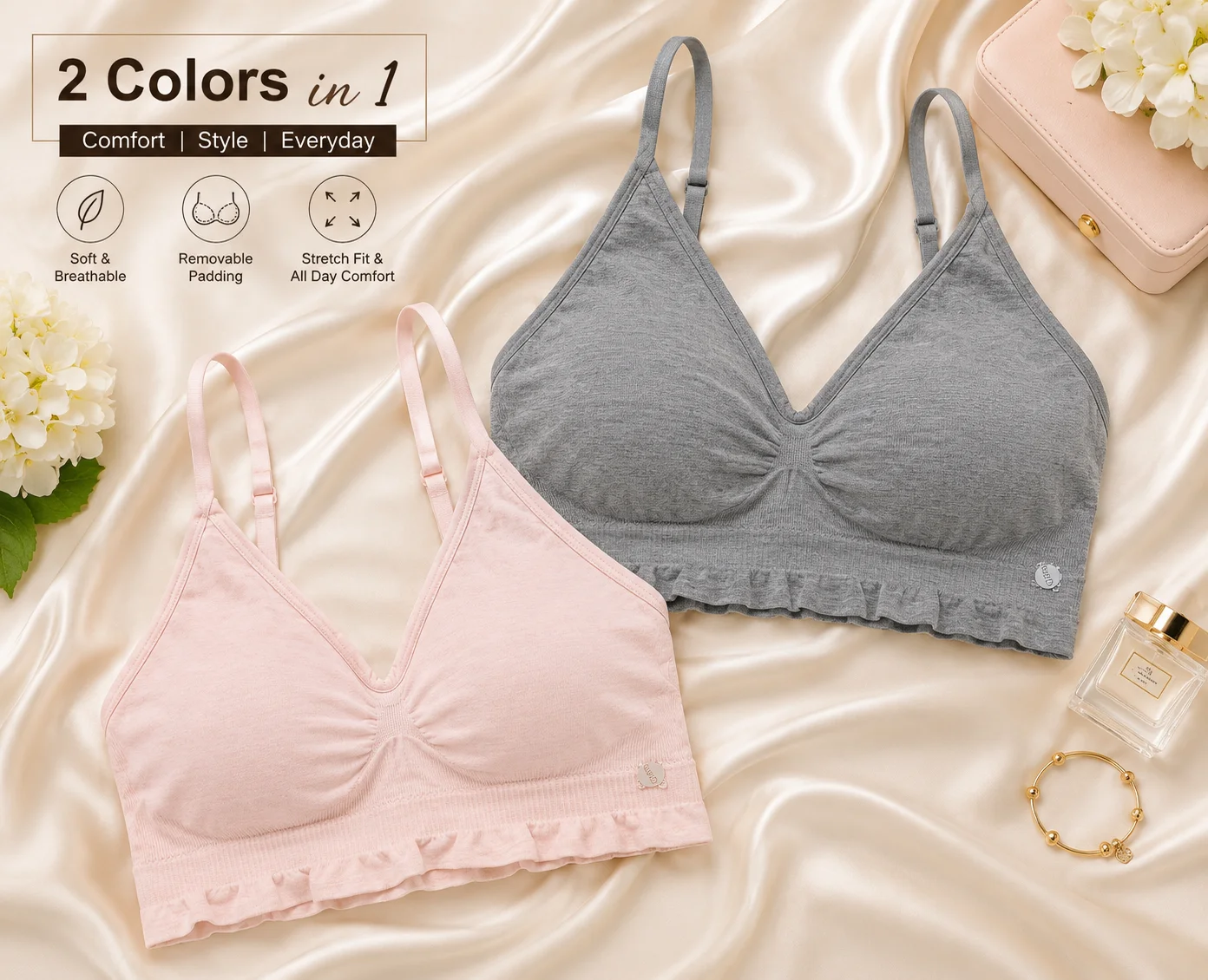 Seamless Padded Blouse 2 Colors Collection