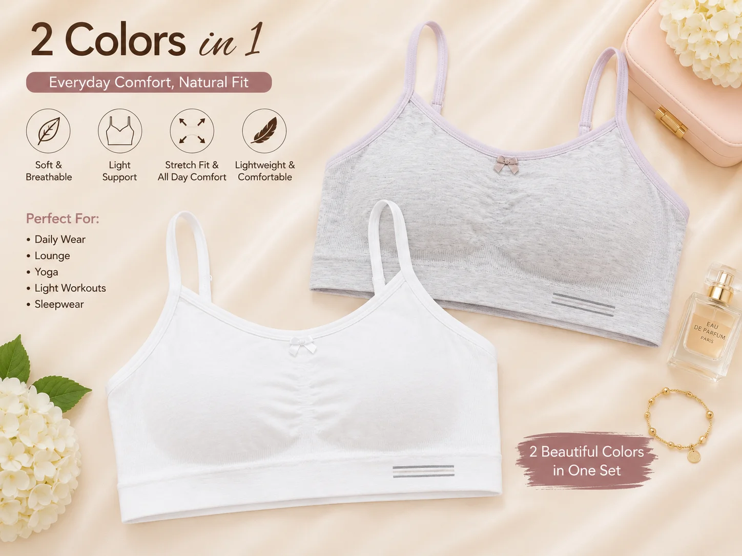 Seamless Comfort Camisole BLOUSE 2 Colors Collction