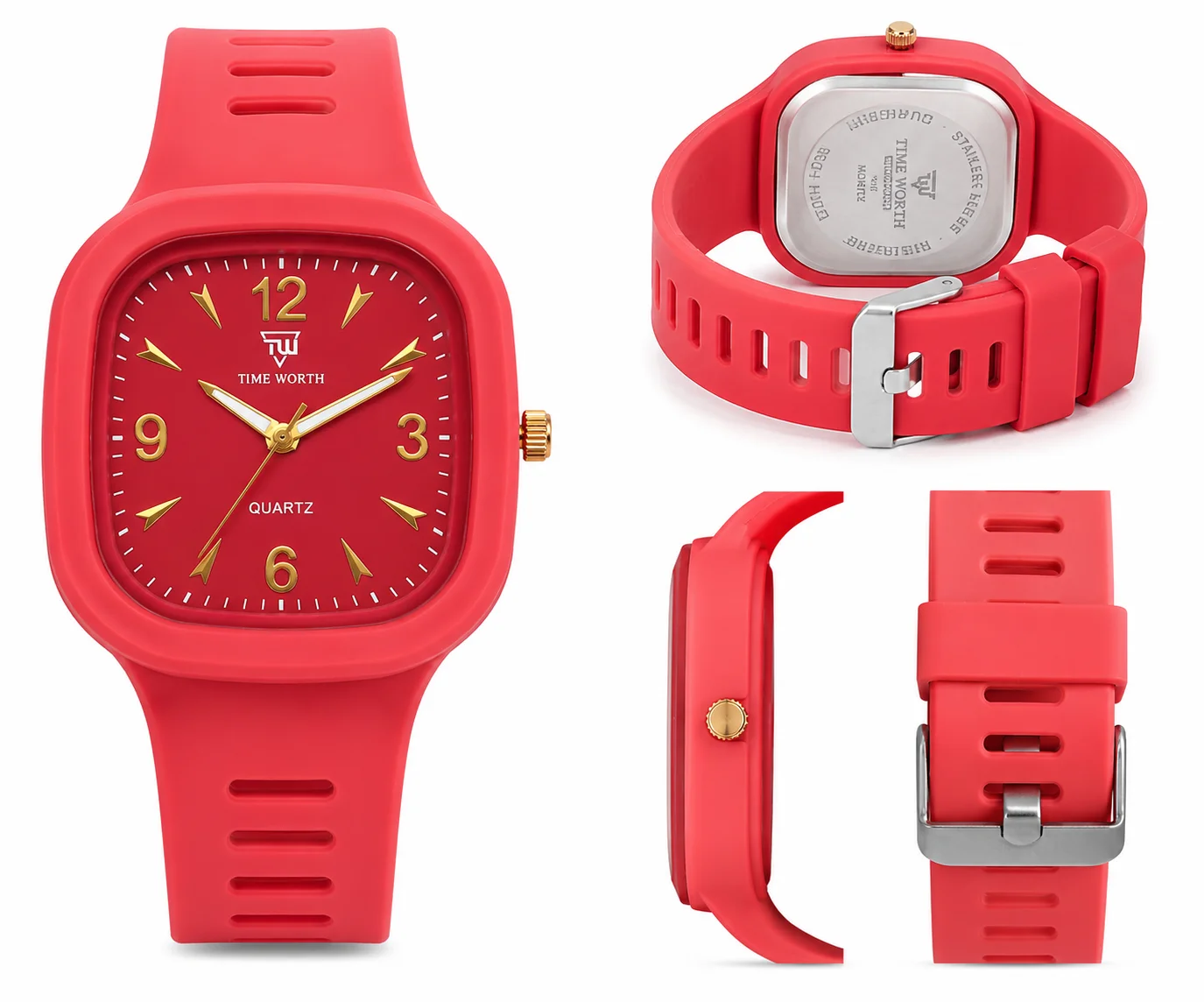 Time Worth Kids Analog Watch – Soft Silicone Strap