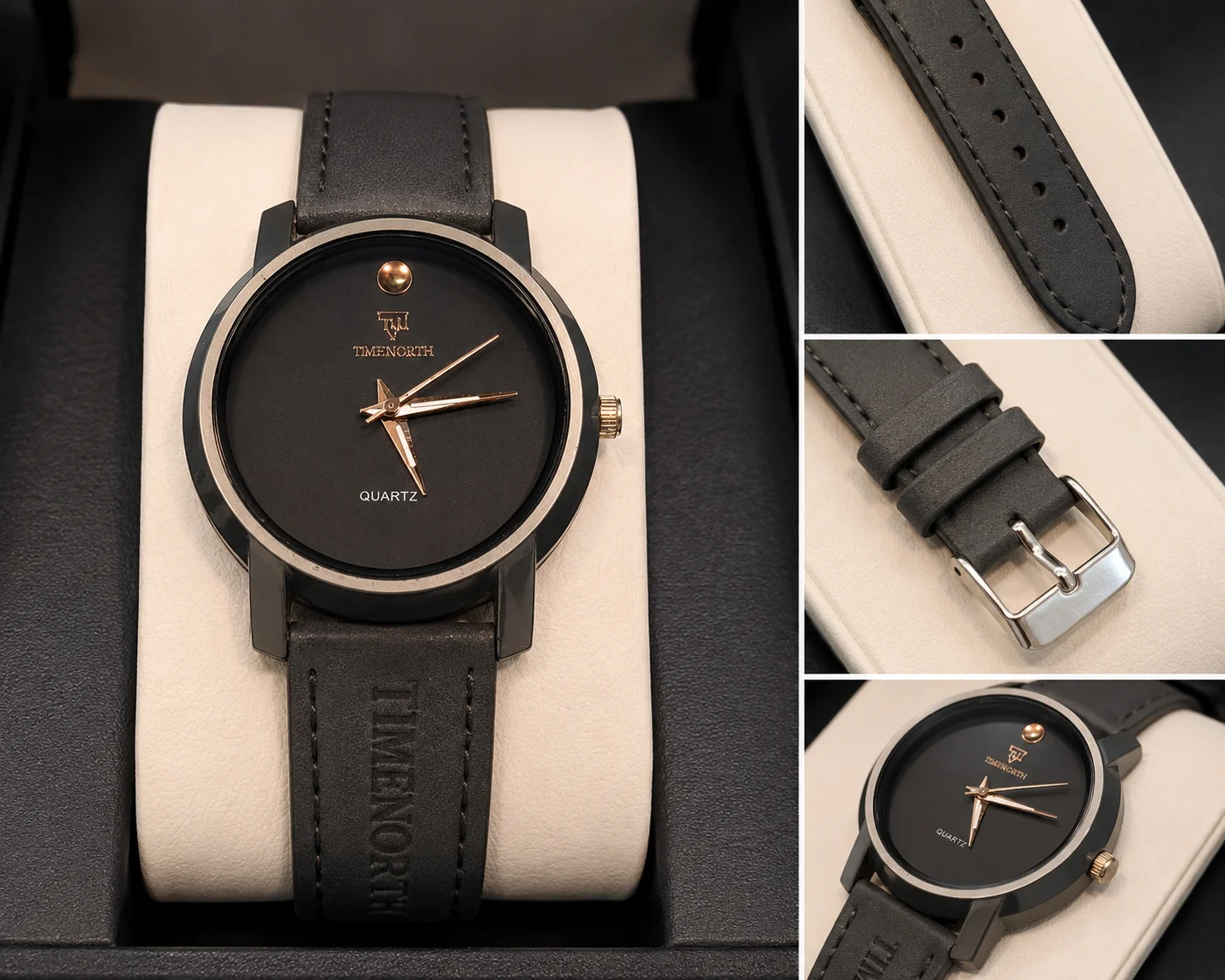 Luxury Black Men's Analog Wrist Watch