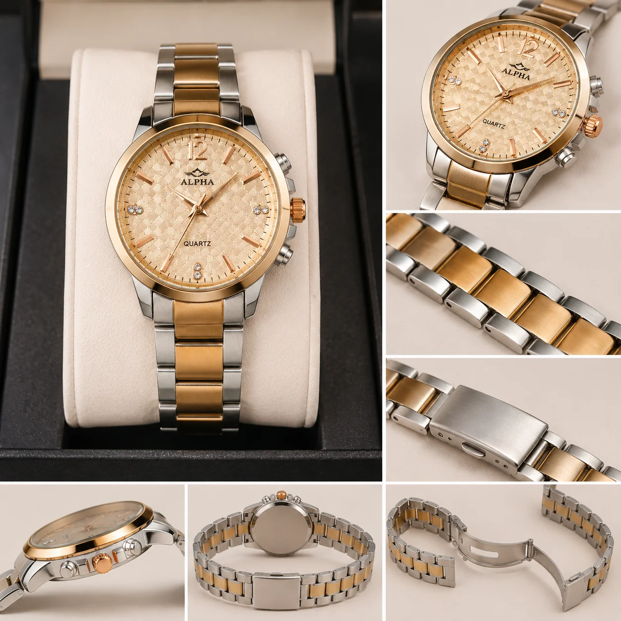 Stainless Steel Business & Casual Analog Watch