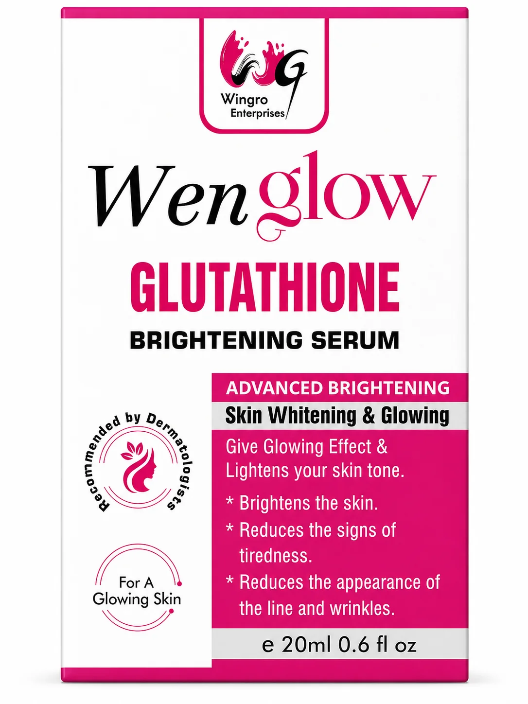 Wenglow Glutathione Brightening Serum 20ML